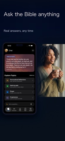 Bible Chat AI by VMP iPhone screenshot