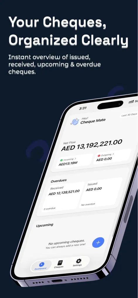 ChequeMate: Cheque Tracker - Finance App | MWM