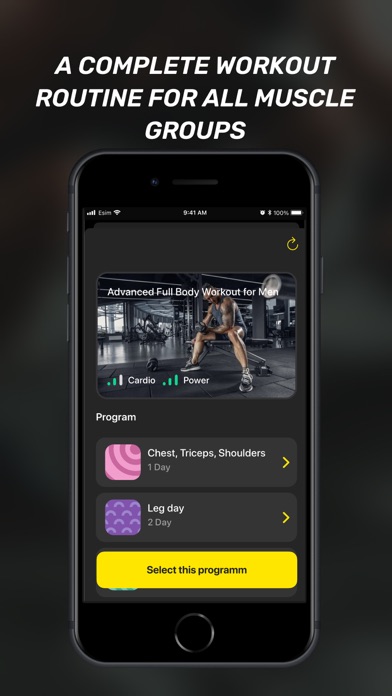 Gym & Home Workout Plan: Tonus Screenshot