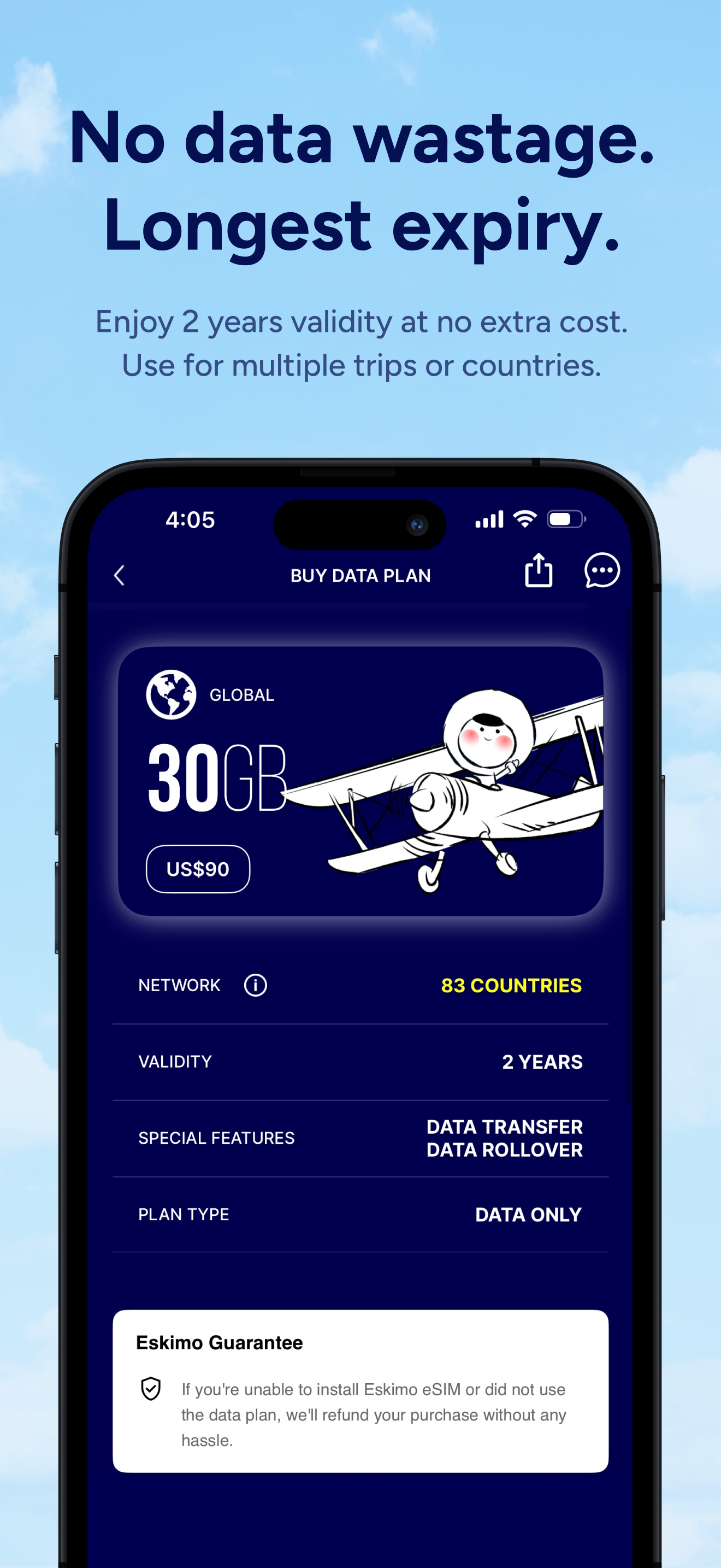 Eskimo: eSIM Travel Internet