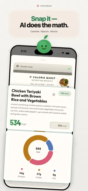 CalorieQuest: AI Calorie Log screenshot 4