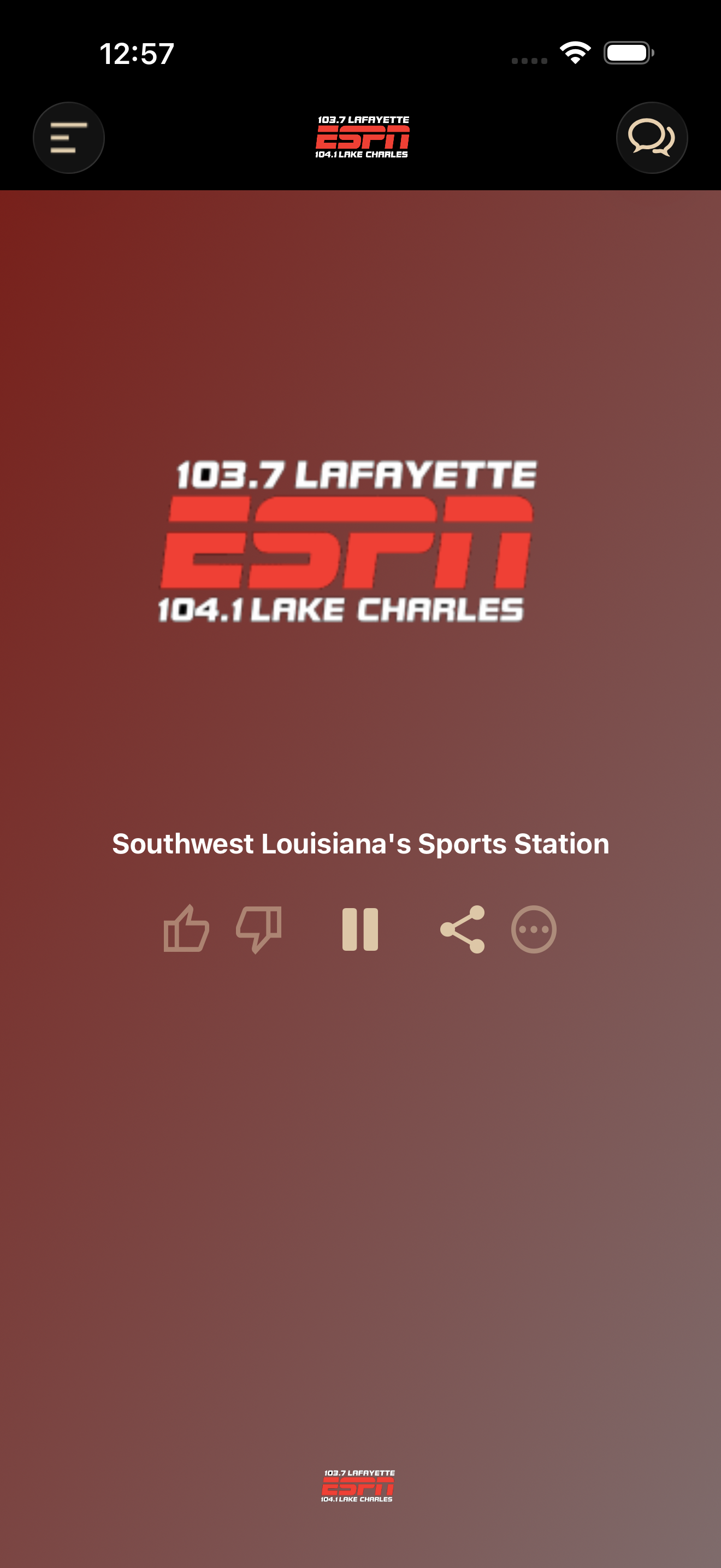 ESPN 103.7 Lafayette screenshot 2