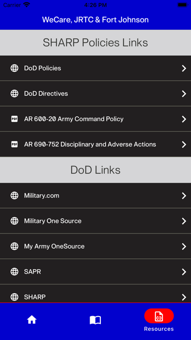 Screenshot #3 pour WeCare, JRTC & Fort Polk