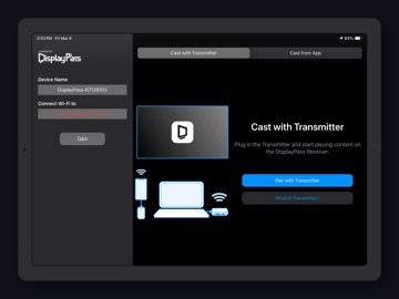 DisplayPass Receiver iPad screenshot