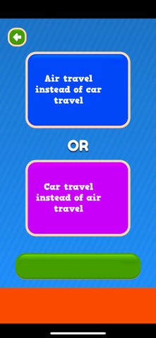Would you rather party game . iPhone screenshot