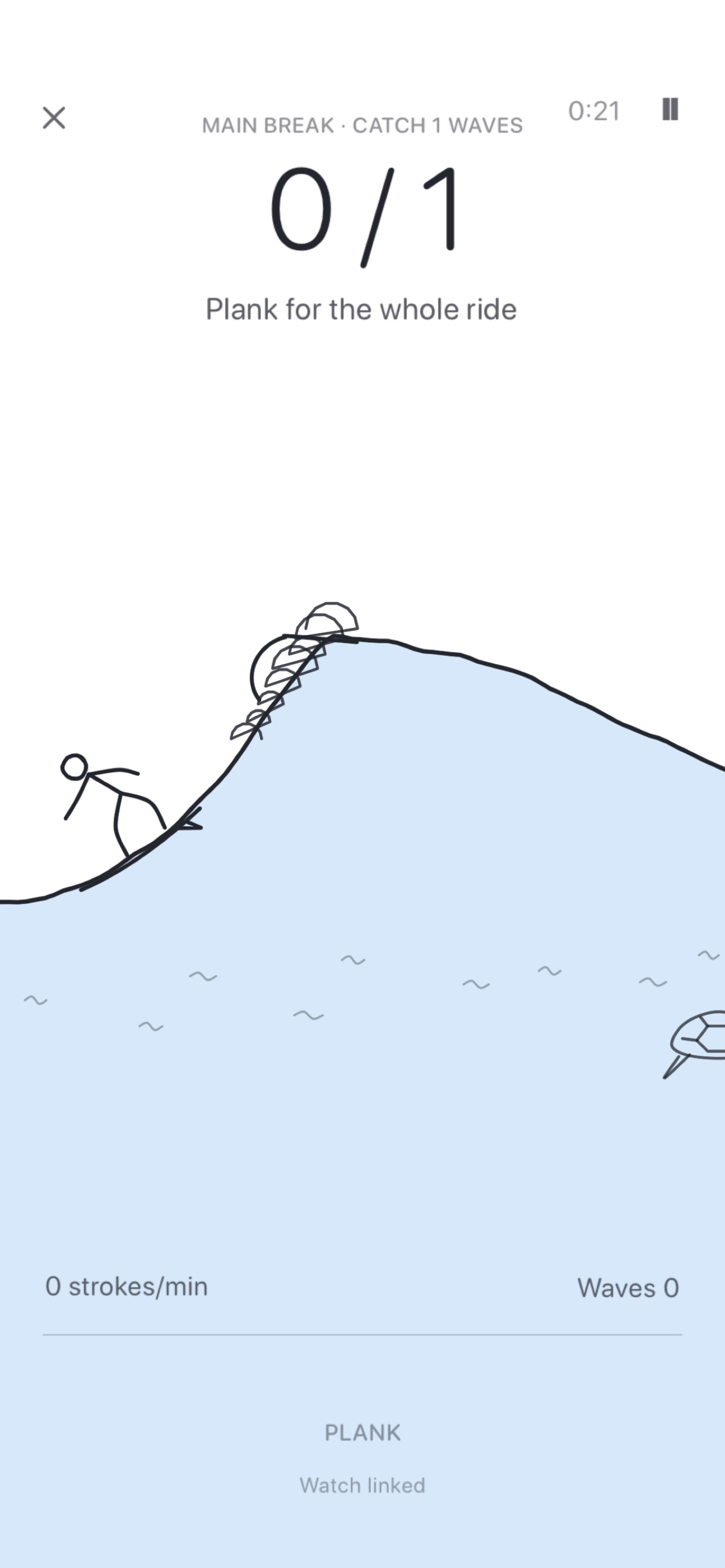 Screenshot 6 of Surf Paddle Trainer
