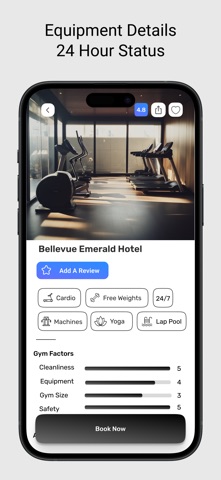 TravelTone: Hotel Gym Reviews iPhone screenshot
