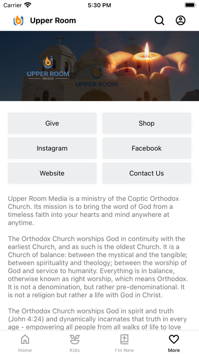 Upper Room Media Screenshot
