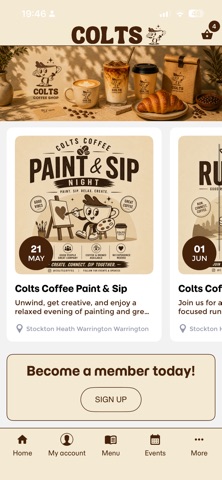 Colts Coffee screenshot