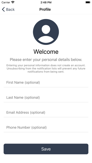 App screenshot