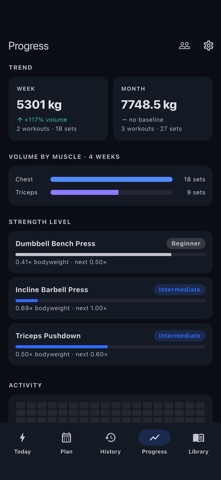 Fortera: Strength Tracker Screenshot 2 of 6