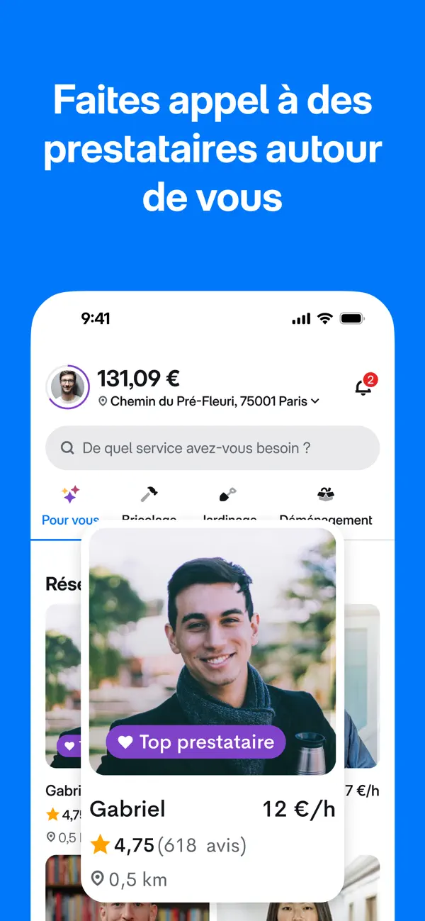 Screenshot #2 pour Yoojo - Service à domicile