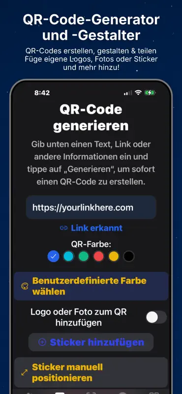 QR-Code Generator & Anpassen screenshot 1 of 10
