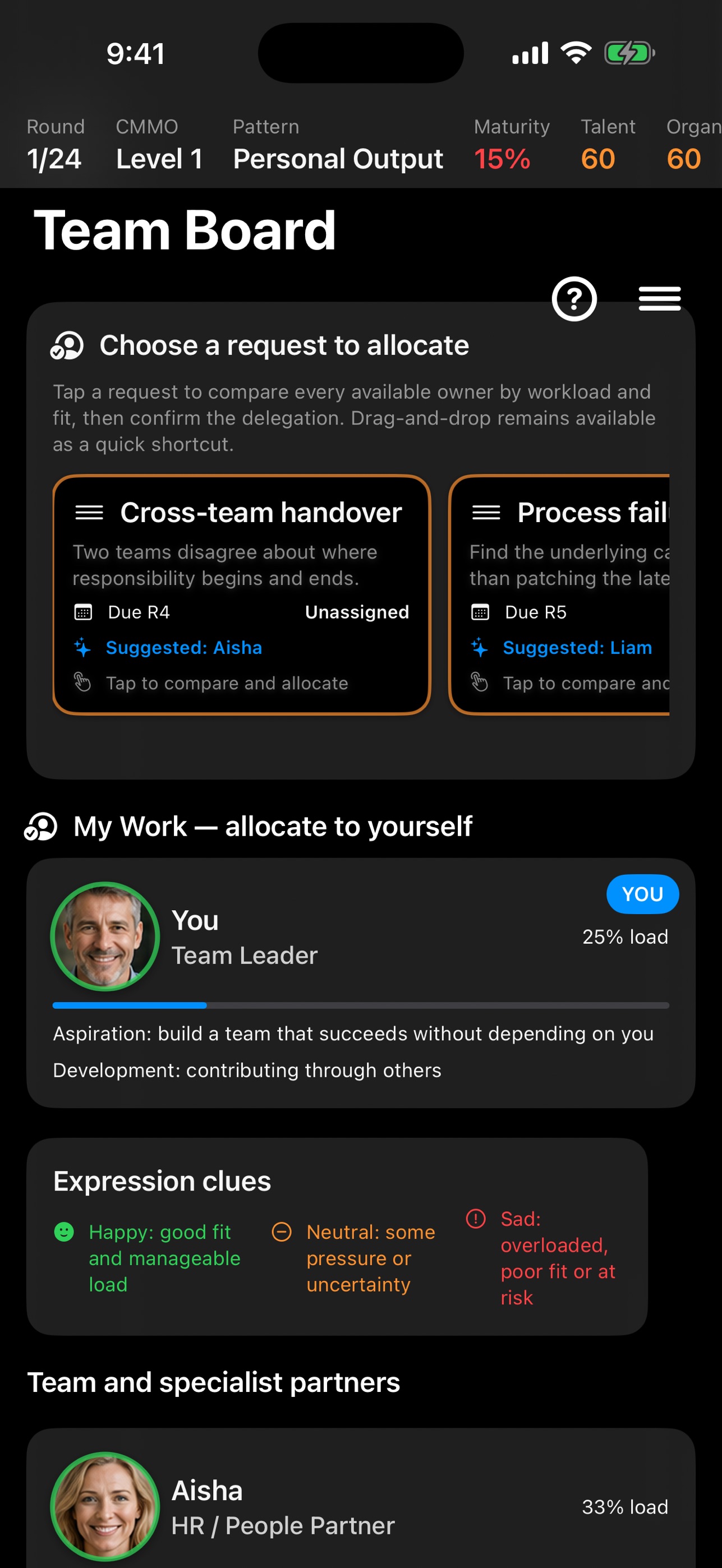 Screenshot 7 of Leadership Intelligence Sim