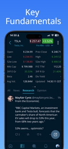 BlueStocks: Real-Time Stocks screenshot