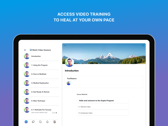 Gupta Program Brain Retraining iPad screenshot 4 - Health & Fitness app