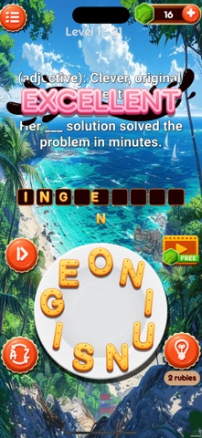 Word King - word puzzle games screenshot