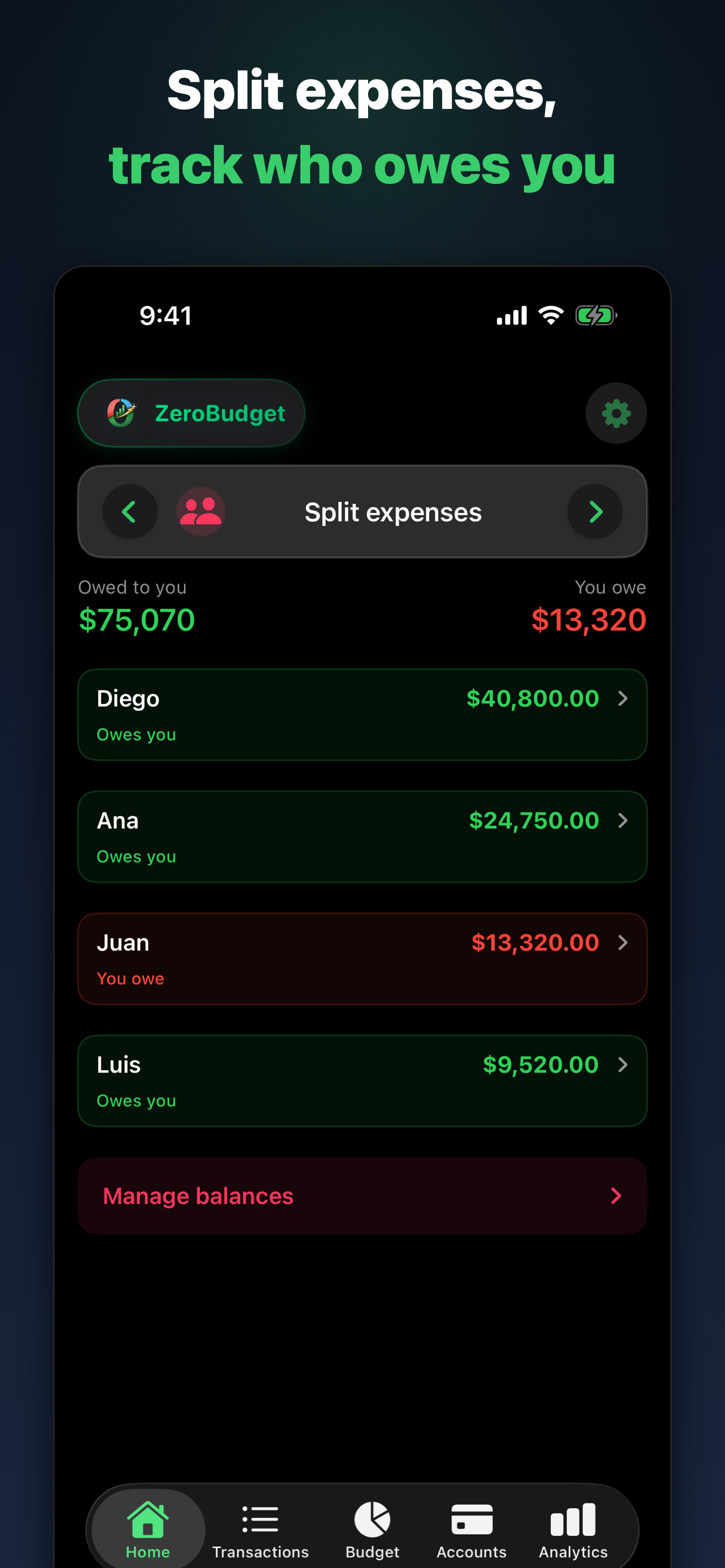 ZeroBudget: Expense Tracker screenshot 6