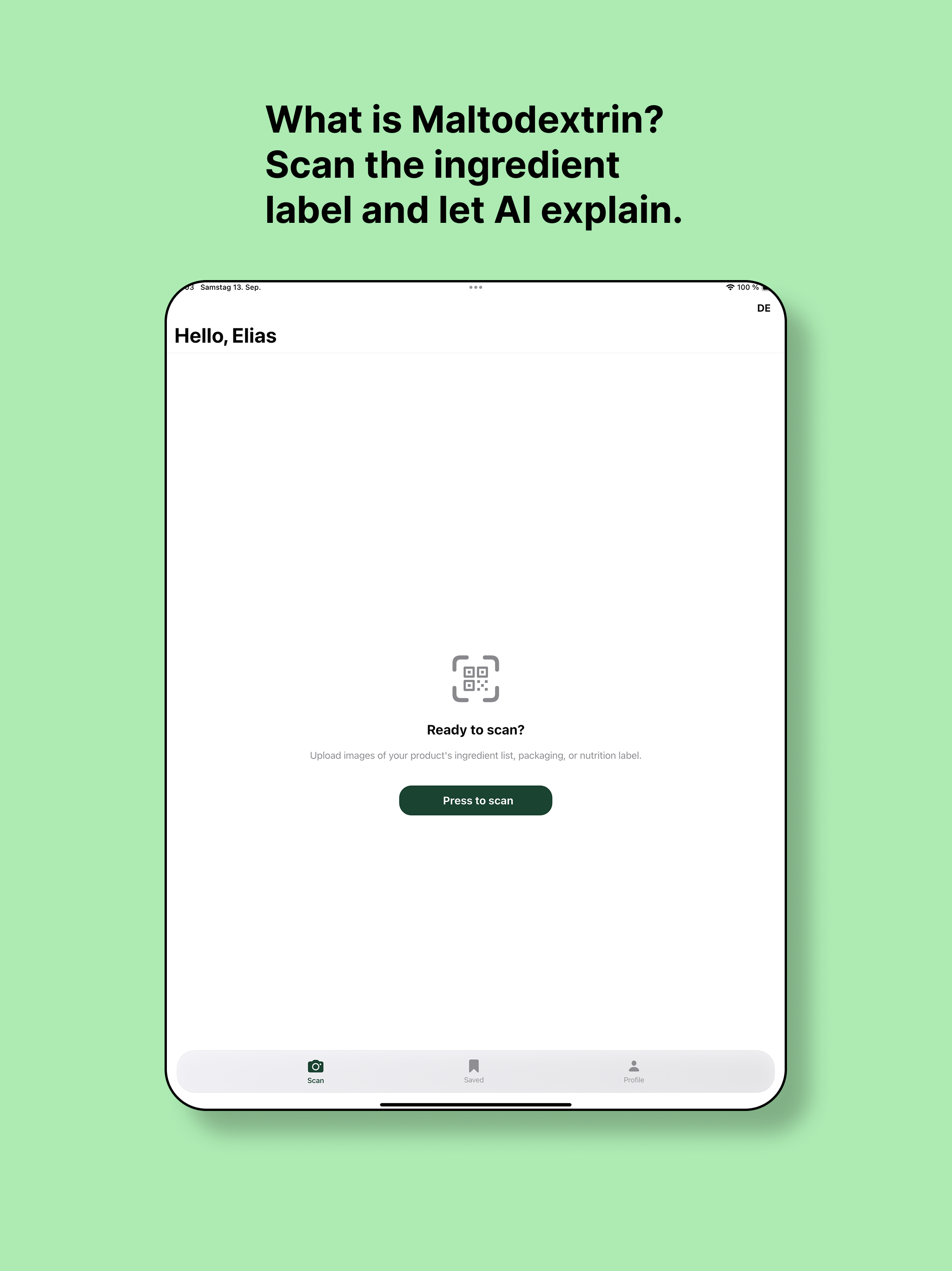 NutriAi - Scan your Food