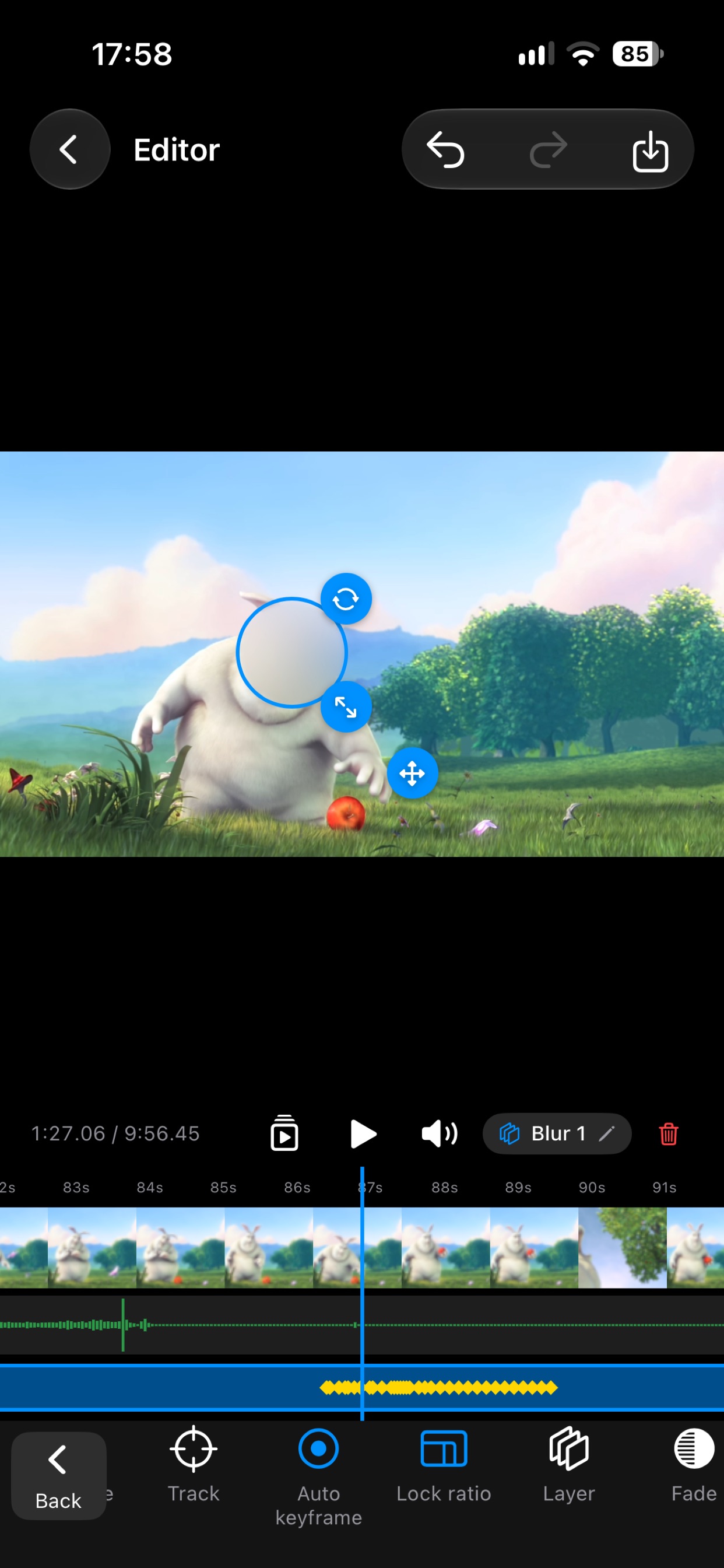 Screenshot 3 of Simple Video Blur