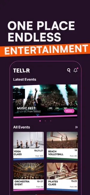 Tellr Experience iPhone screenshot 1