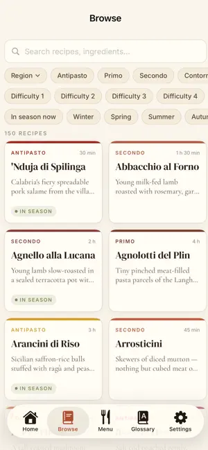 Terra e Tavola Cookbook screenshot 3