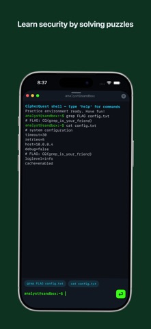 CipherQuest: Cyber Puzzles Screenshot 1 of 3