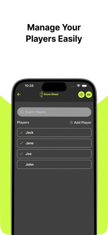 Scoresheet - Play & Tally screenshot