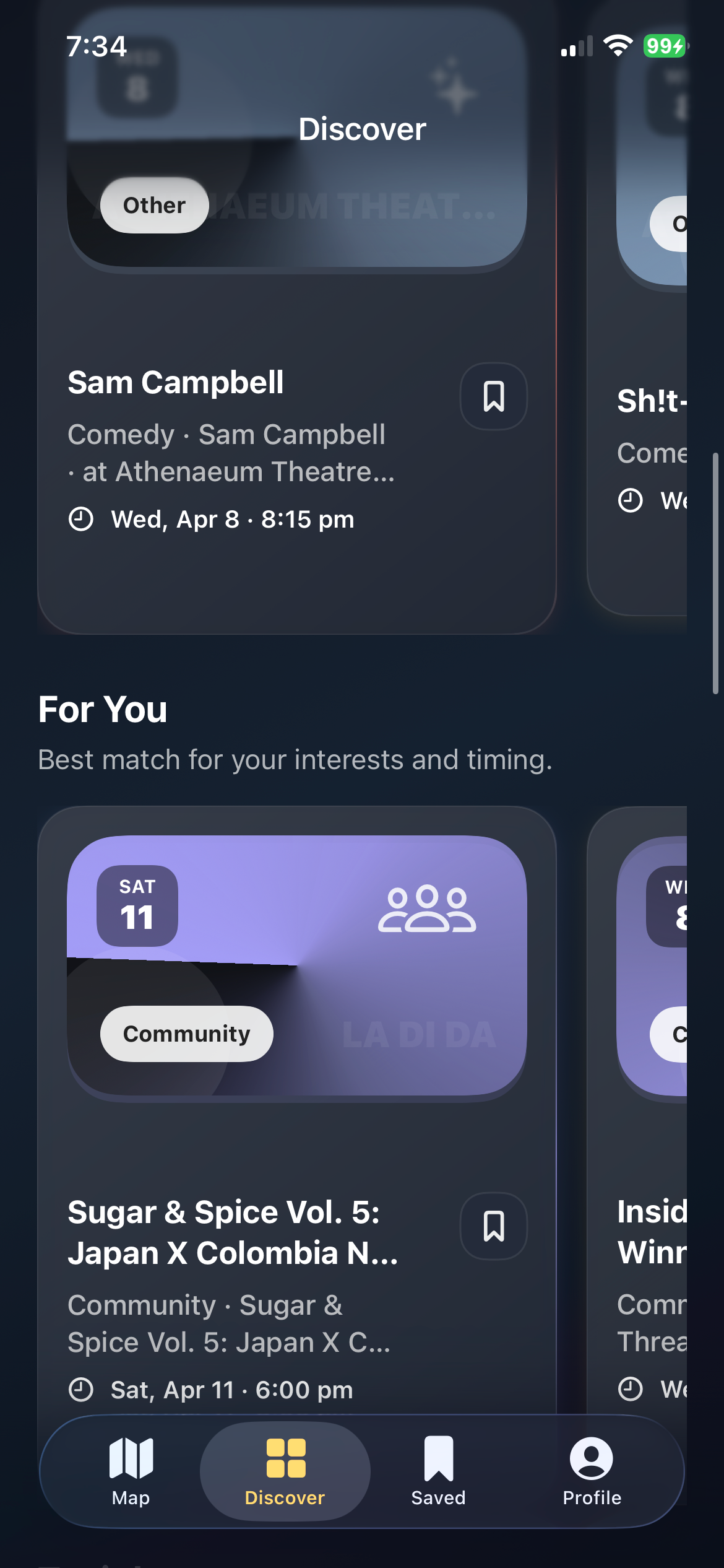 EventBosh: Gigs & Live Events screenshot 3