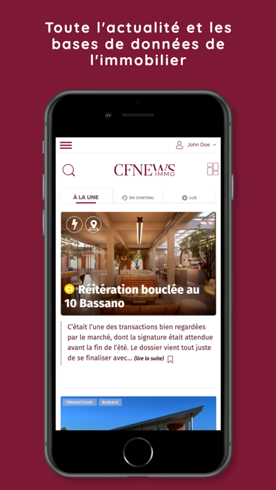 CFNEWS IMMO Screenshot