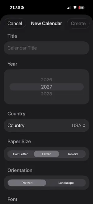PhotoCal mobile screenshot 4