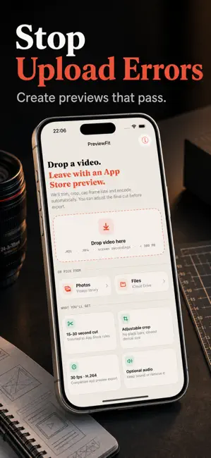 PreviewFit: App Preview Fixer iPhone screenshot 1