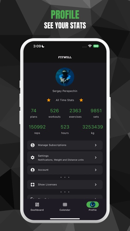 Fitwill: Workout Log & Planner screenshot-9