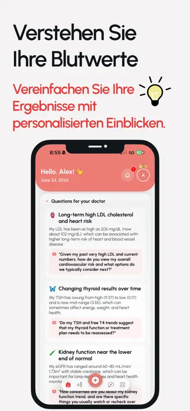 Bluttest-Ergebnisse VitalDots screenshot 7 of 10