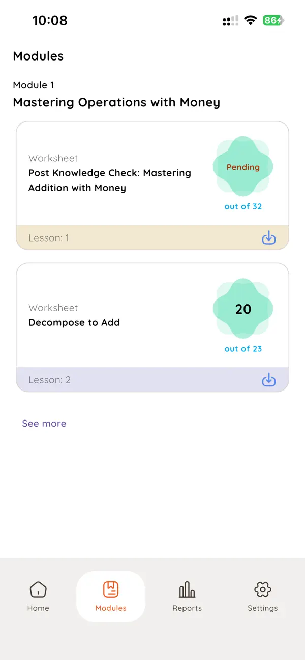 #3. Bhanzu center connect (iOS) By: Neelakantha Prakash