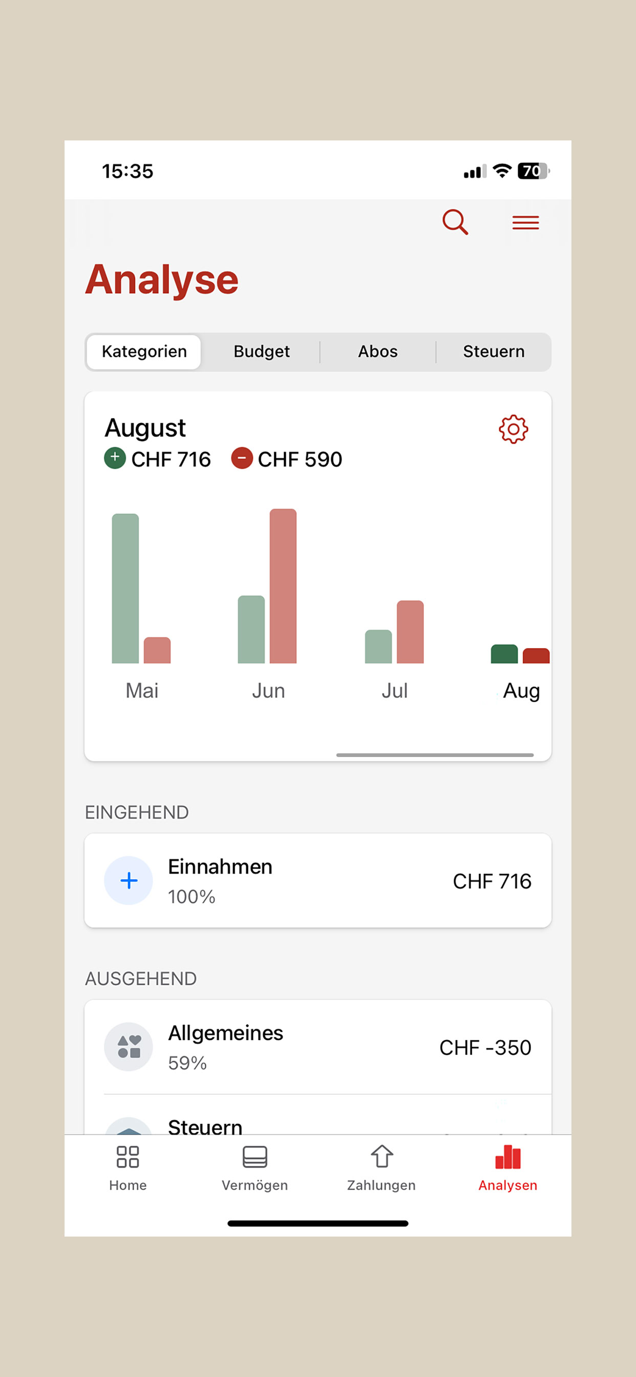OKB E-Banking screenshot 4