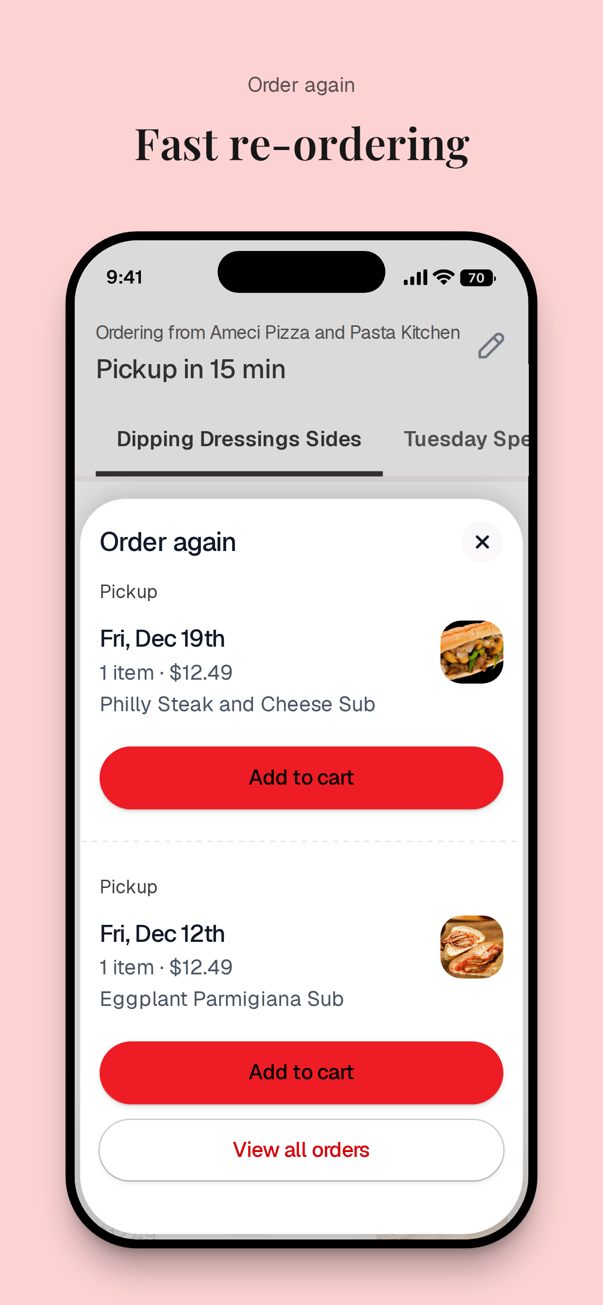 Ameci Pizza and Pasta Kitchen screenshot 4