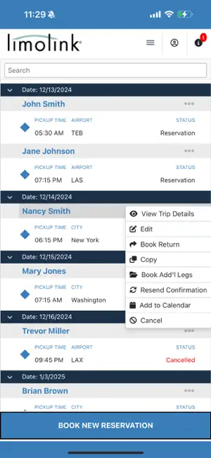 LimoLink Voyager screenshot 2