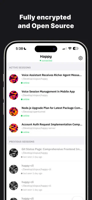 Happy: Codex & Claude Code App iPhone screenshot 4