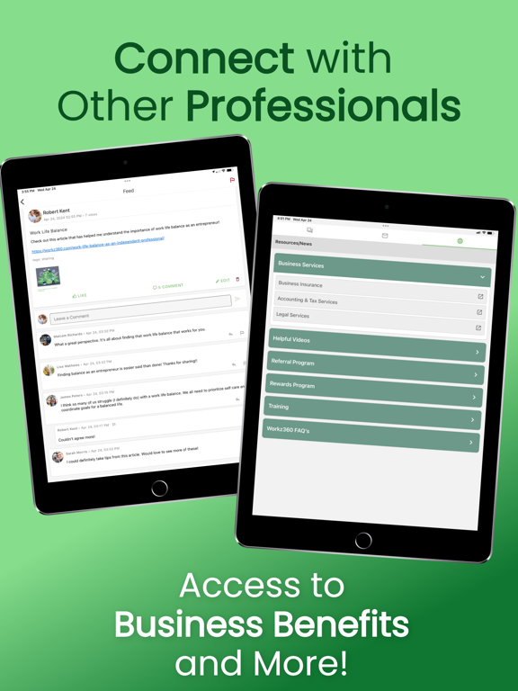 Workz360 iPad screenshot 8 - Productivity app