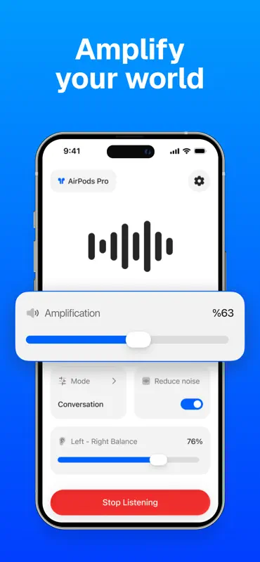 Pro Hearing Aid 3 for AirPods screenshot 2 of 6