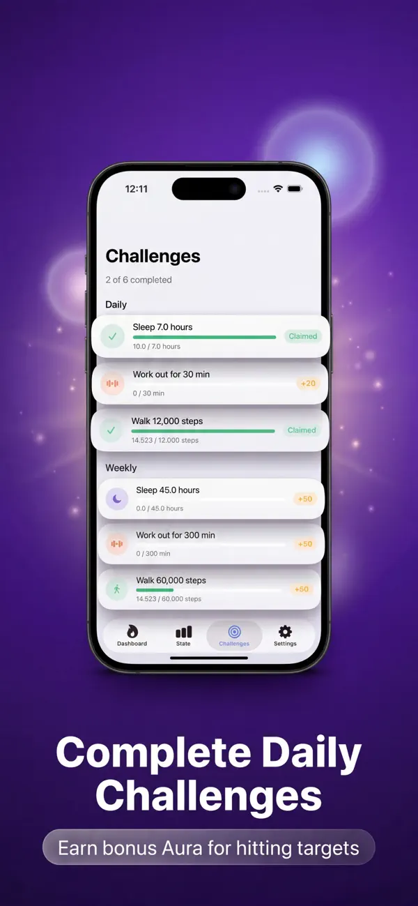Screenshot #3 pour Aura: Screen Time & Habits