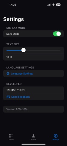 TODO2.0 screenshot