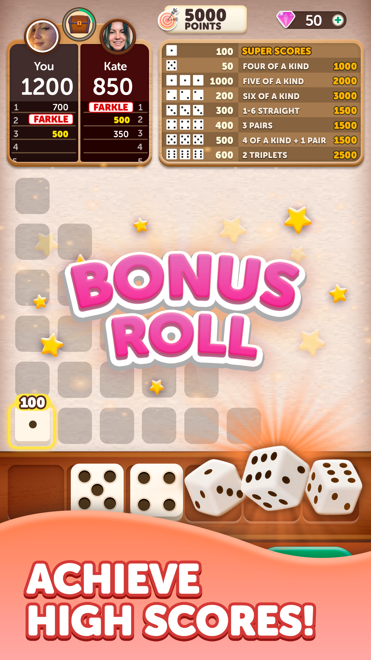 Farkle Dice Roll screenshot 3