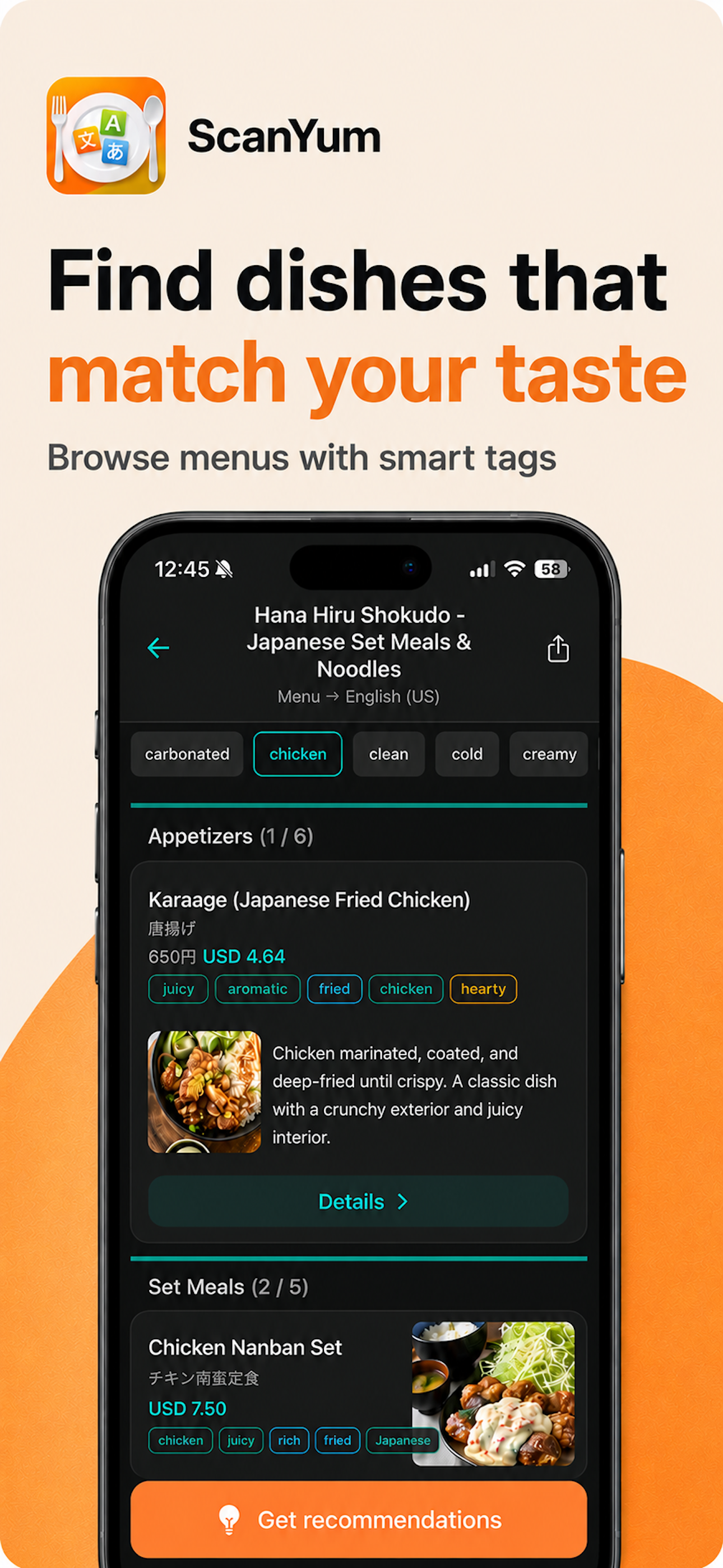 AI Menu Translator & Scanner screenshot 4