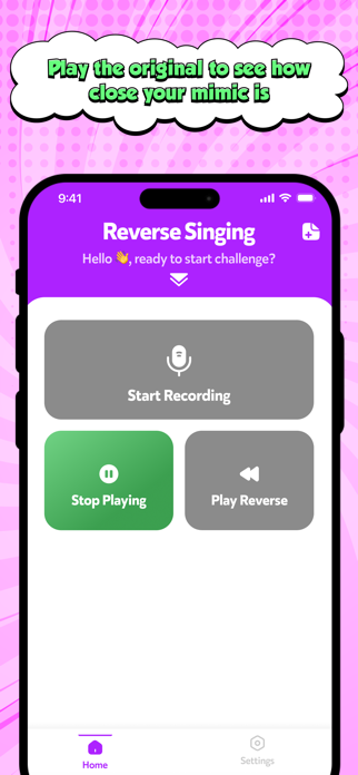 Reverse Audio: Play Challenge Screenshot 4 of 4