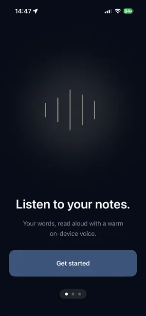 Voxnotes: Listen to Your Notes screenshot 1