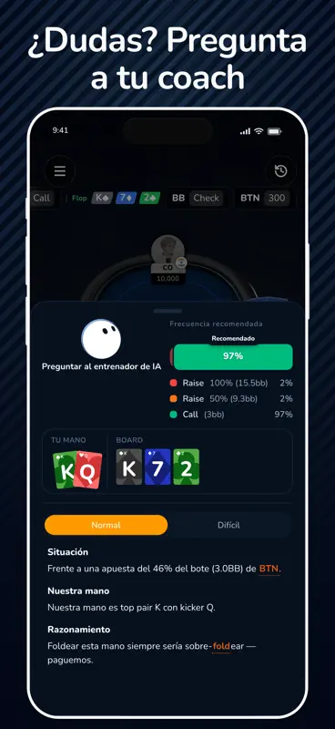 POKER Q'z — ポーカー学習＆GTOトレーナー screenshot 6 of 9