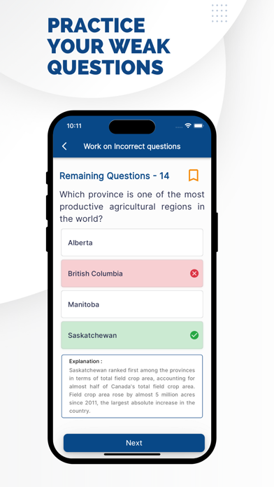 Canadian Citizenship Exam 2024 Screenshot