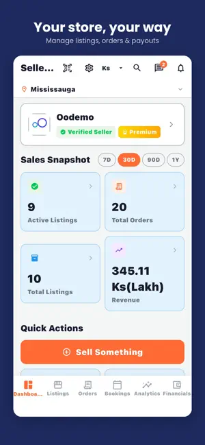oO Seller screenshot 1